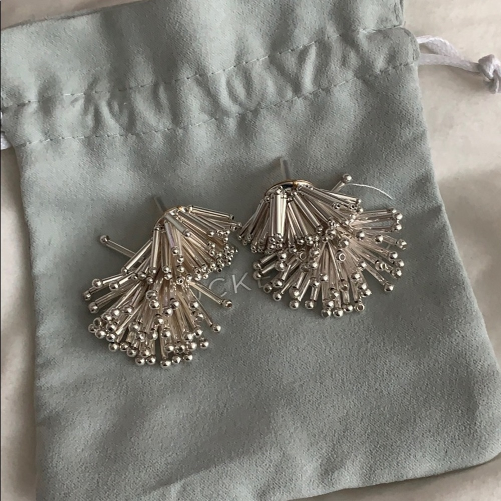 Tuckernuck silver dangly earrings